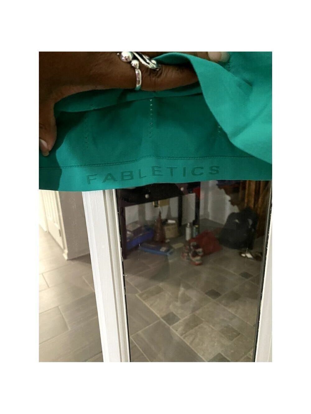 Fabletics Turquoise Racerback Tank - Size L (EUC) - Picture 3 of 10